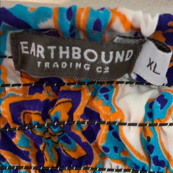 Earthbound Bright Paisley Strapless Maxi Dress - Picture 6 of 6